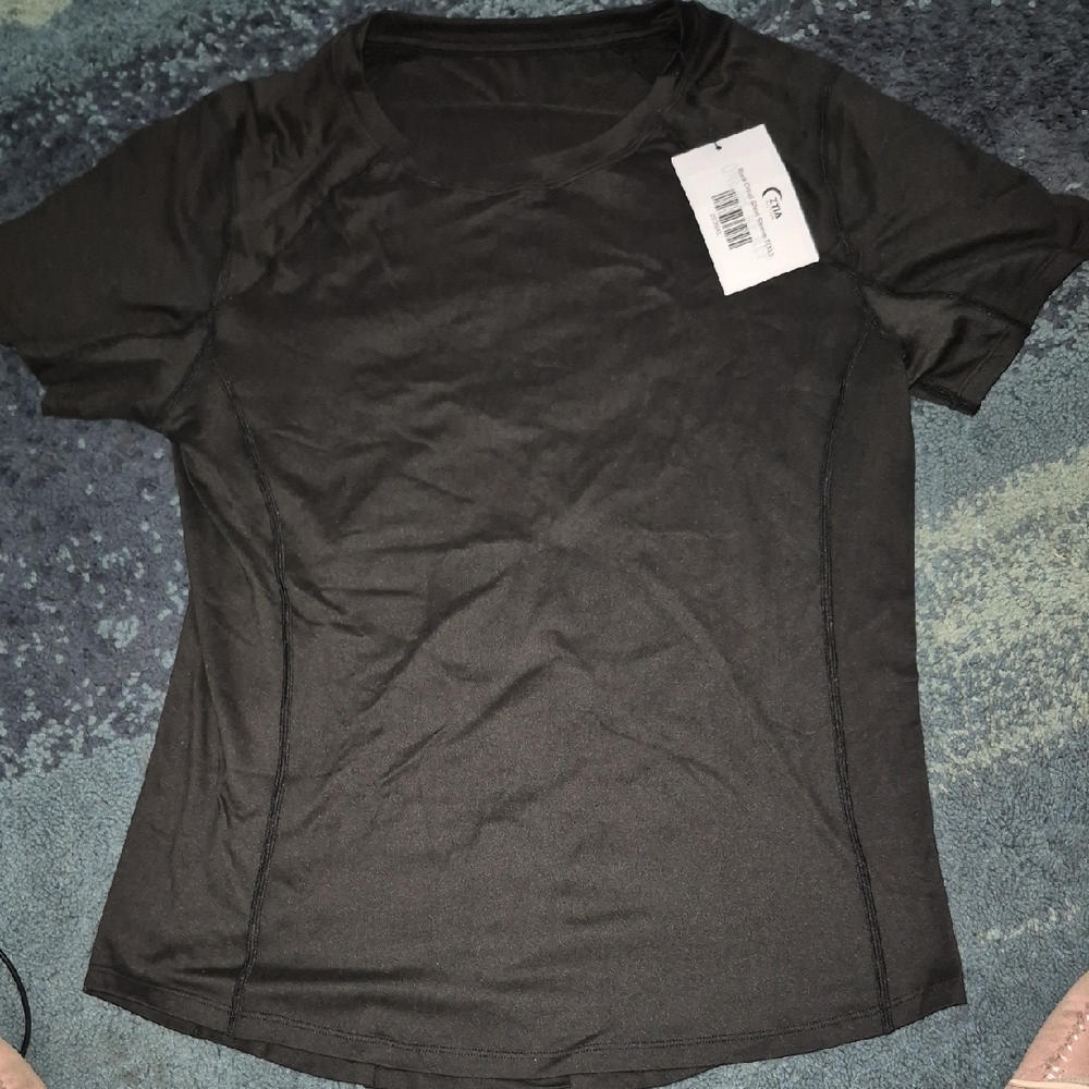ZYIA Cloud Black Short Sleeve Women's Tee Size XL